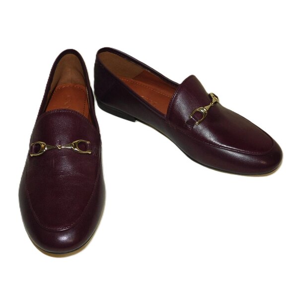 Coach Haley Slip On Leather Loafers Size 5.5 NEW - Picture 1 of 12